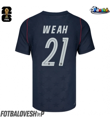 Spojené státy Timothy Weah #21 Venkovní Dres MS 2026 Krátký Rukáv