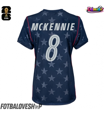 Spojené státy Weston McKennie #8 Dámské Venkovní Dres MS 2026 Krátký Rukáv