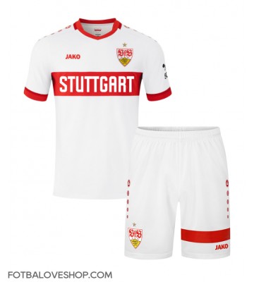 Stuttgart Dětské Domácí Dres 2024-25 Krátký Rukáv (+ trenýrky)