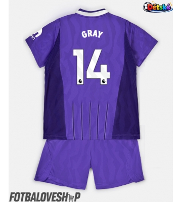 Tottenham Hotspur Archie Gray #14 Dětské Alternativní Dres 2026-27 Krátký Rukáv (+ trenýrky)