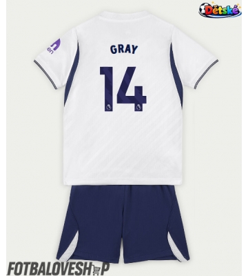 Tottenham Hotspur Archie Gray #14 Dětské Domácí Dres 2026-27 Krátký Rukáv (+ trenýrky)