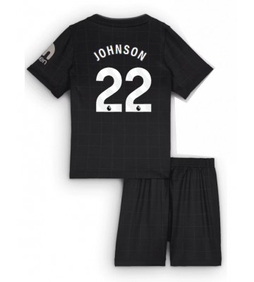 Tottenham Hotspur Brennan Johnson #22 Dětské Venkovní Dres 2025-26 Krátký Rukáv (+ trenýrky)