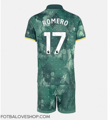 Tottenham Hotspur Cristian Romero #17 Dětské Alternativní Dres 2024-25 Krátký Rukáv (+ trenýrky)