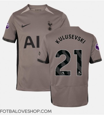 Tottenham Hotspur Dejan Kulusevski #21 Alternativní Dres 2023-24 Krátký Rukáv