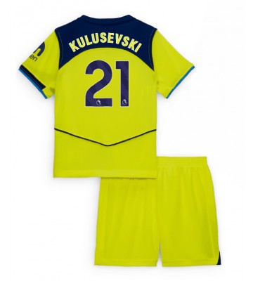 Tottenham Hotspur Dejan Kulusevski #21 Dětské Alternativní Dres 2025-26 Krátký Rukáv (+ trenýrky)