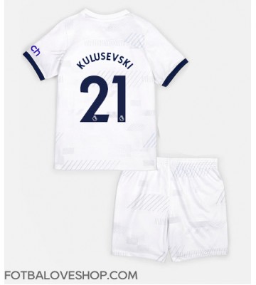 Tottenham Hotspur Dejan Kulusevski #21 Dětské Domácí Dres 2023-24 Krátký Rukáv (+ trenýrky)