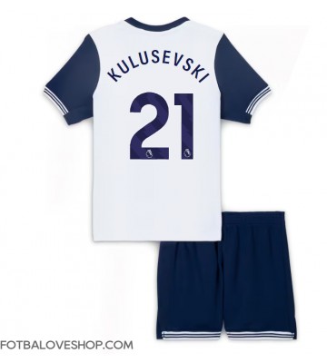 Tottenham Hotspur Dejan Kulusevski #21 Dětské Domácí Dres 2024-25 Krátký Rukáv (+ trenýrky)