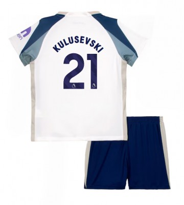 Tottenham Hotspur Dejan Kulusevski #21 Dětské Domácí Dres 2025-26 Krátký Rukáv (+ trenýrky)