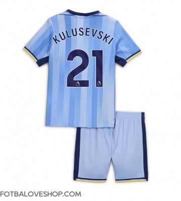 Tottenham Hotspur Dejan Kulusevski #21 Dětské Venkovní Dres 2024-25 Krátký Rukáv (+ trenýrky)