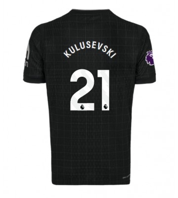 Tottenham Hotspur Dejan Kulusevski #21 Venkovní Dres 2025-26 Krátký Rukáv