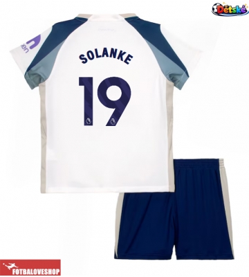 Tottenham Hotspur Dominic Solanke #19 Dětské Domácí Dres 2025-26 Krátký Rukáv (+ trenýrky)