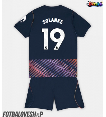 Tottenham Hotspur Dominic Solanke #19 Dětské Venkovní Dres 2026-27 Krátký Rukáv (+ trenýrky)