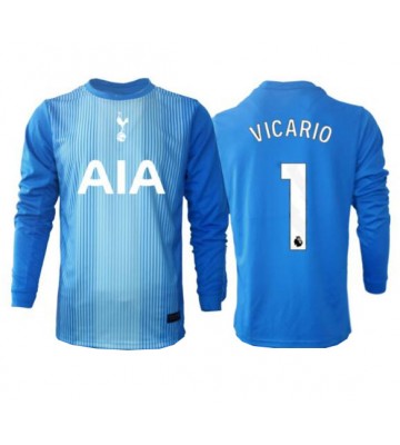 Tottenham Hotspur Guglielmo Vicario #1 Brankářské Venkovní Dres 2025-26 Dlouhý Rukáv