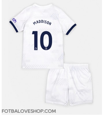 Tottenham Hotspur James Maddison #10 Dětské Domácí Dres 2023-24 Krátký Rukáv (+ trenýrky)