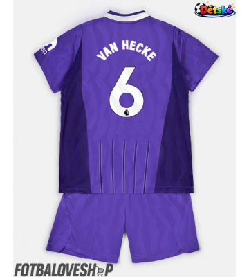 Tottenham Hotspur Jan Paul van Hecke #6 Dětské Alternativní Dres 2026-27 Krátký Rukáv (+ trenýrky)