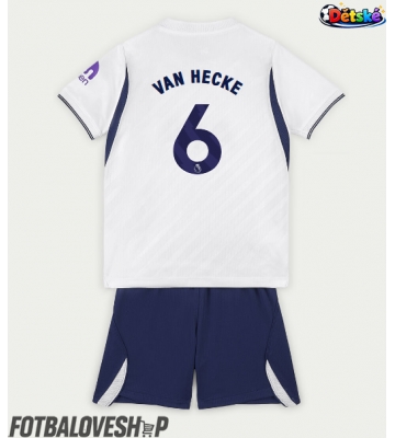 Tottenham Hotspur Jan Paul van Hecke #6 Dětské Domácí Dres 2026-27 Krátký Rukáv (+ trenýrky)