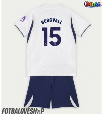 Tottenham Hotspur Lucas Bergvall #15 Dětské Domácí Dres 2026-27 Krátký Rukáv (+ trenýrky)