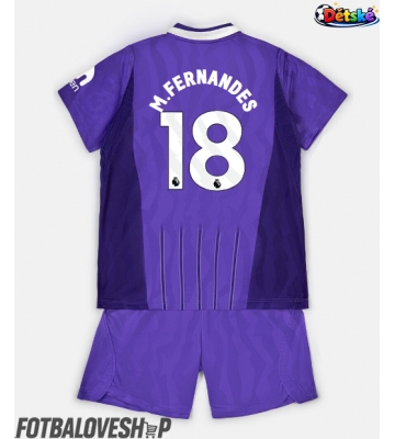 Tottenham Hotspur Mateus Fernandes #18 Dětské Alternativní Dres 2026-27 Krátký Rukáv (+ trenýrky)