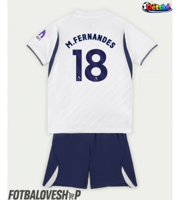 Tottenham Hotspur Mateus Fernandes #18 Dětské Domácí Dres 2026-27 Krátký Rukáv (+ trenýrky)
