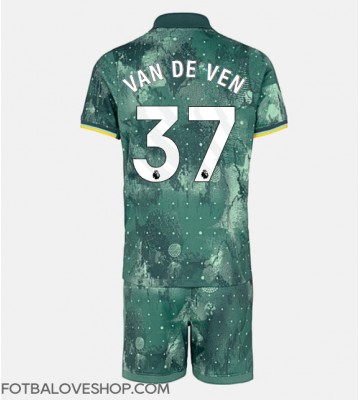Tottenham Hotspur Micky van de Ven #37 Dětské Alternativní Dres 2024-25 Krátký Rukáv (+ trenýrky)