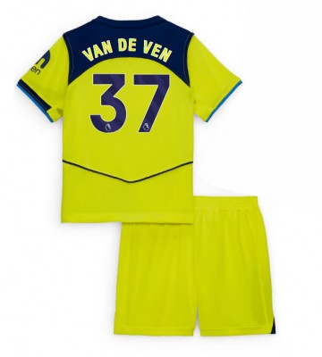 Tottenham Hotspur Micky van de Ven #37 Dětské Alternativní Dres 2025-26 Krátký Rukáv (+ trenýrky)