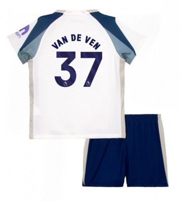 Tottenham Hotspur Micky van de Ven #37 Dětské Domácí Dres 2025-26 Krátký Rukáv (+ trenýrky)