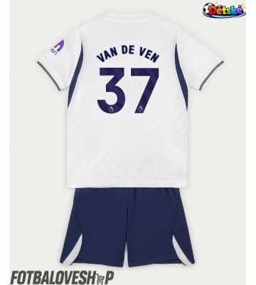 Tottenham Hotspur Micky van de Ven #37 Dětské Domácí Dres 2026-27 Krátký Rukáv (+ trenýrky)