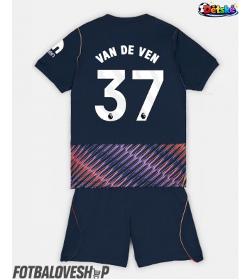 Tottenham Hotspur Micky van de Ven #37 Dětské Venkovní Dres 2026-27 Krátký Rukáv (+ trenýrky)