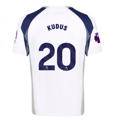 Tottenham Hotspur Mohammed Kudus #20 Domácí Dres 2025-26 Krátký Rukáv