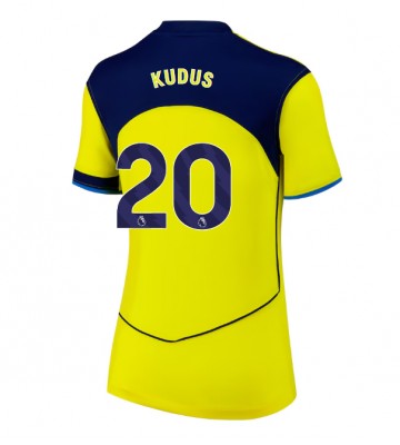 Tottenham Hotspur Mohammed Kudus #20 Dámské Alternativní Dres 2025-26 Krátký Rukáv