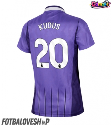 Tottenham Hotspur Mohammed Kudus #20 Dámské Alternativní Dres 2026-27 Krátký Rukáv