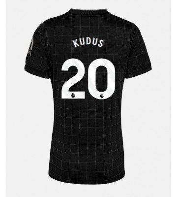 Tottenham Hotspur Mohammed Kudus #20 Dámské Venkovní Dres 2025-26 Krátký Rukáv