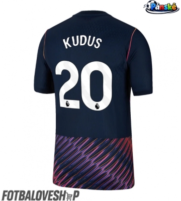 Tottenham Hotspur Mohammed Kudus #20 Venkovní Dres 2026-27 Krátký Rukáv
