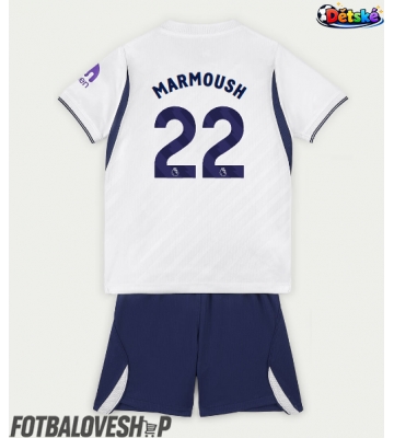 Tottenham Hotspur Omar Marmoush #22 Dětské Domácí Dres 2026-27 Krátký Rukáv (+ trenýrky)