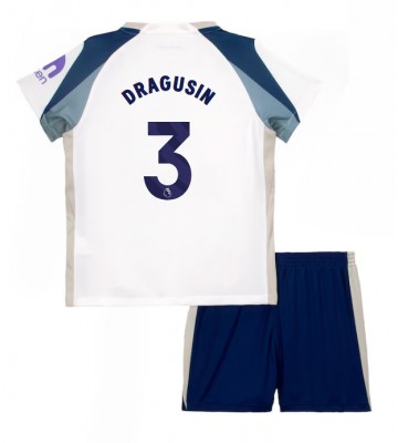 Tottenham Hotspur Radu Dragusin #3 Dětské Domácí Dres 2025-26 Krátký Rukáv (+ trenýrky)