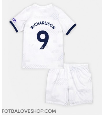 Tottenham Hotspur Richarlison Andrade #9 Dětské Domácí Dres 2023-24 Krátký Rukáv (+ trenýrky)