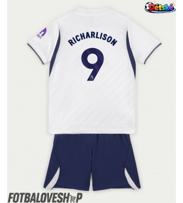 Tottenham Hotspur Richarlison #9 Dětské Domácí Dres 2026-27 Krátký Rukáv (+ trenýrky)