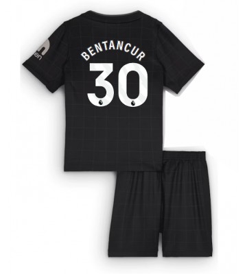 Tottenham Hotspur Rodrigo Bentancur #30 Dětské Venkovní Dres 2025-26 Krátký Rukáv (+ trenýrky)