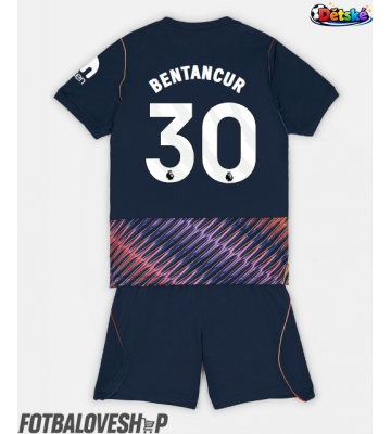 Tottenham Hotspur Rodrigo Bentancur #30 Dětské Venkovní Dres 2026-27 Krátký Rukáv (+ trenýrky)
