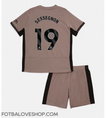 Tottenham Hotspur Ryan Sessegnon #19 Dětské Alternativní Dres 2023-24 Krátký Rukáv (+ trenýrky)
