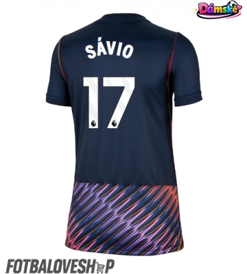 Tottenham Hotspur Savio #17 Dámské Venkovní Dres 2026-27 Krátký Rukáv