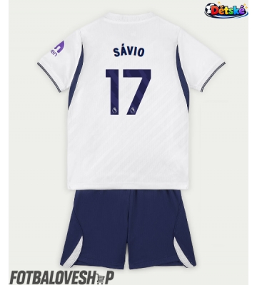 Tottenham Hotspur Savio #17 Dětské Domácí Dres 2026-27 Krátký Rukáv (+ trenýrky)