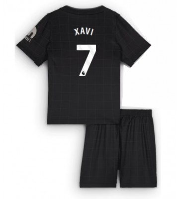 Tottenham Hotspur Xavi Simons #7 Dětské Venkovní Dres 2025-26 Krátký Rukáv (+ trenýrky)