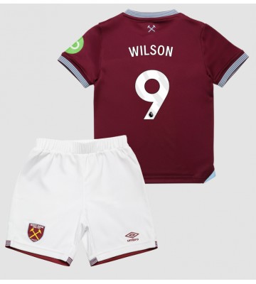 West Ham United Callum Wilson #9 Dětské Domácí Dres 2025-26 Krátký Rukáv (+ trenýrky)