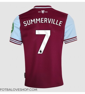 West Ham United Crysencio Summerville #7 Domácí Dres 2024-25 Krátký Rukáv