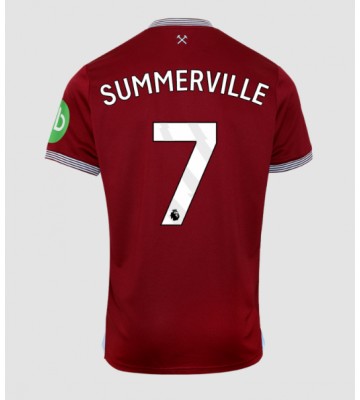 West Ham United Crysencio Summerville #7 Domácí Dres 2025-26 Krátký Rukáv