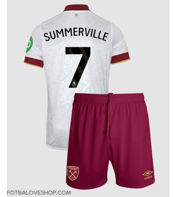 West Ham United Crysencio Summerville #7 Dětské Alternativní Dres 2024-25 Krátký Rukáv (+ trenýrky)