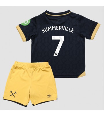 West Ham United Crysencio Summerville #7 Dětské Alternativní Dres 2025-26 Krátký Rukáv (+ trenýrky)