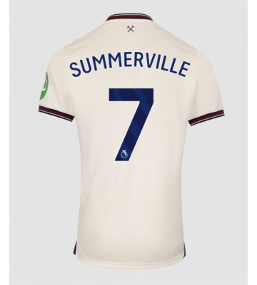 West Ham United Crysencio Summerville #7 Venkovní Dres 2025-26 Krátký Rukáv