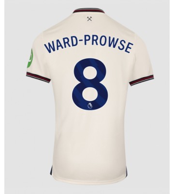 West Ham United James Ward-Prowse #8 Venkovní Dres 2025-26 Krátký Rukáv